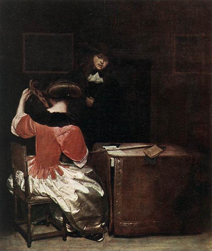 TERBORCH, Gerard The Music Lesson r